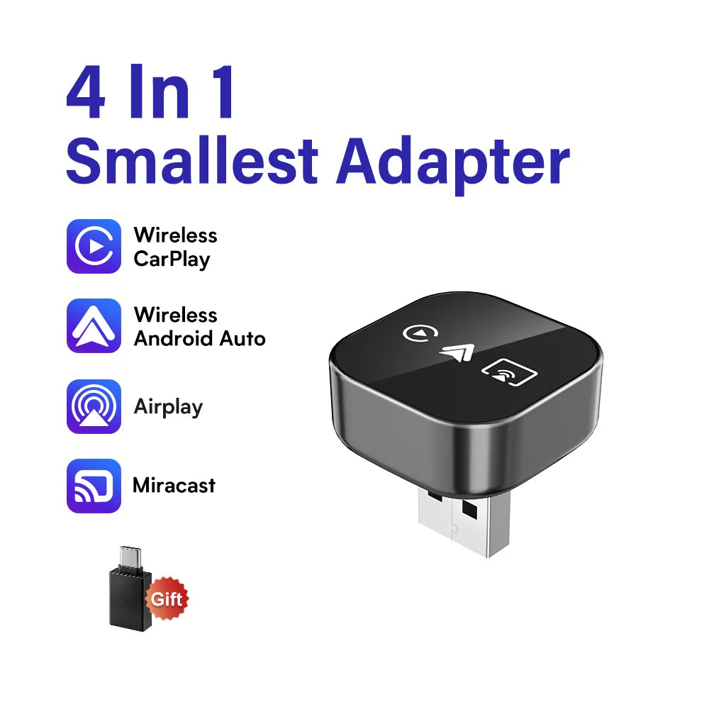 ZEVQARO™ Wireless CarPlay Adapter