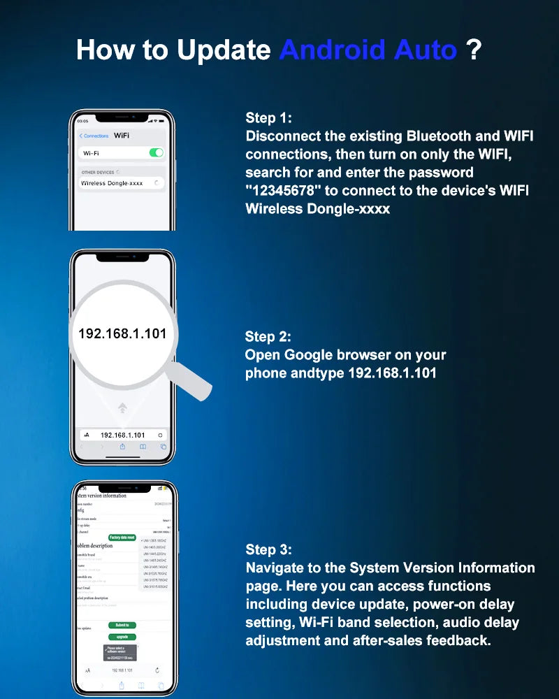 Original FLIXIVI 4 in1 CarPlay Android Auto AirPlay Mirror Link Stable Bluetooth Adapter Wired To Wireless for Volvo Benz Mg Kia